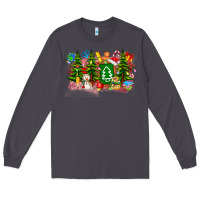 Smoke Christmas teacher Long Sleeve Tee - CowhideDigitalArt