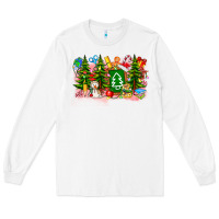 White Christmas teacher Long Sleeve Tee - CowhideDigitalArt
