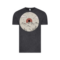 Vintage Black The Mountains Are Calling Vintage Tee - Bettercallsaul