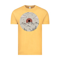 Vintage Mustard The Mountains Are Calling Vintage Tee - Bettercallsaul
