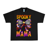 Black Spooky Mama Urban Heavy Tee - CowhideDigitalArt