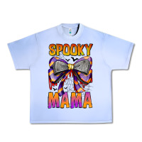 Grape Ice Spooky Mama Urban Heavy Tee - CowhideDigitalArt