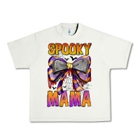 Pistachio Spooky Mama Urban Heavy Tee - CowhideDigitalArt
