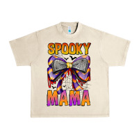 Sandshell Spooky Mama Urban Heavy Tee - CowhideDigitalArt