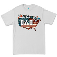 Dove Grey All american dad Premium Tee - FaDigitalArtStudio