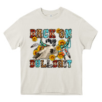 Cream back on my bullshit western olivia Heavy Core Tee - OliviaCreatesArt