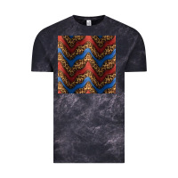 Cloud Black leopard 4th of july seamless pattern Vintage Tee - BundleAndBundleShop