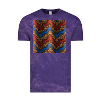 Cloud Purple leopard 4th of july seamless pattern Vintage Tee - BundleAndBundleShop
