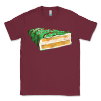 Burgundy green christmas cake fa element 1 Classic Tee - FaDigitalArtStudio