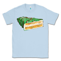 Dusty Blue green christmas cake fa element 1 Classic Tee - FaDigitalArtStudio