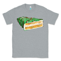 Heather Grey green christmas cake fa element 1 Classic Tee - FaDigitalArtStudio