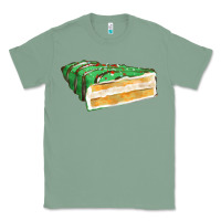 Sage green christmas cake fa element 1 Classic Tee - FaDigitalArtStudio