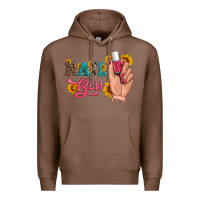Chestnut western sunflowers nail boss Premium Hoodie - Artiststas