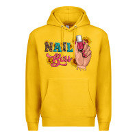 Lemon western sunflowers nail boss Premium Hoodie - Artiststas