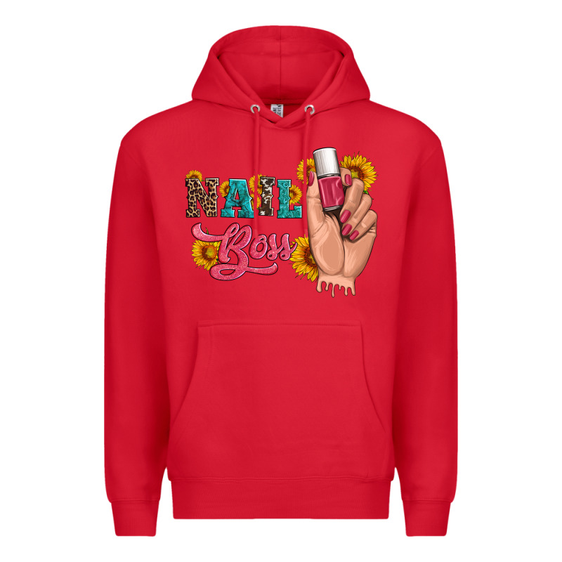 Western Sunflowers Nail Boss Premium Hoodie by Artiststas | Teevron
