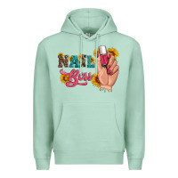 Seafoam western sunflowers nail boss Premium Hoodie - Artiststas