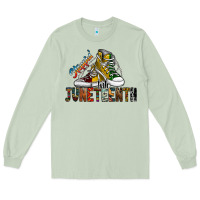 Matcha steppin into juneteenth Long Sleeve Tee - SublimationCraftShop