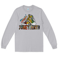 Moon Dust steppin into juneteenth Long Sleeve Tee - SublimationCraftShop