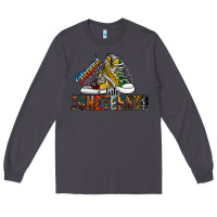 Smoke steppin into juneteenth Long Sleeve Tee - SublimationCraftShop