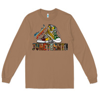Toasted Coconut steppin into juneteenth Long Sleeve Tee - SublimationCraftShop