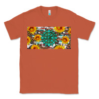 Copper gemtone and sunflowers license plate Classic Tee - Artiststas