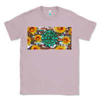 Lilac gemtone and sunflowers license plate Classic Tee - Artiststas