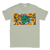 Matcha gemtone and sunflowers license plate Classic Tee - Artiststas