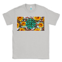 Moon Dust gemtone and sunflowers license plate Classic Tee - Artiststas