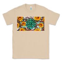 Mushroom gemtone and sunflowers license plate Classic Tee - Artiststas