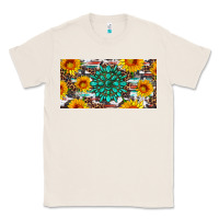 Natural gemtone and sunflowers license plate Classic Tee - Artiststas