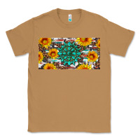 Toasted Coconut gemtone and sunflowers license plate Classic Tee - Artiststas