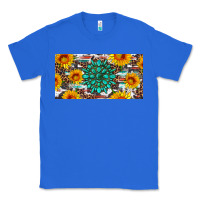 True Royal gemtone and sunflowers license plate Classic Tee - Artiststas