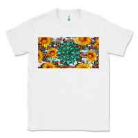 White gemtone and sunflowers license plate Classic Tee - Artiststas