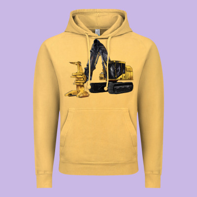 Feller Buncher Vintage Hoodie Designed By Lillyallendesigns