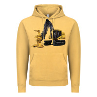 Vintage Mustard Feller Buncher Vintage Hoodie - LillyAllenDesigns
