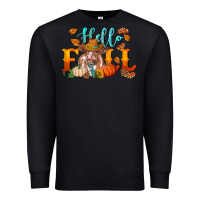 Black hello fall heifer cow Premium Sweatshirt - RanaPortraitStore