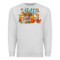 Dove Grey hello fall heifer cow Premium Sweatshirt - RanaPortraitStore