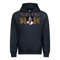 Navy Border Collie Mom Urban Hoodie - Jasminsmagicworld