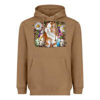 Toasted Coconut Easter Bunny With Quail Eggs And Daisy Heavyweight Hoodie - RanaPortraitStore