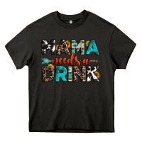 Asphalt mama needs a drink Heavy Core Tee - OliviaCreatesArt