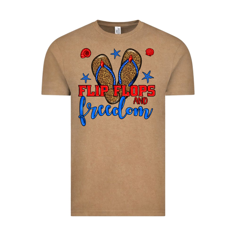 Flip Flops And Freedom Vintage Tee by BundleAndBundleShop | Teevron