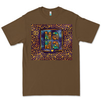 Cacao Leopard mama Premium Tee - FaDigitalArtStudio