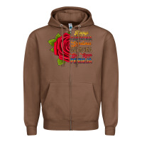 Chestnut Always chingona sometimes cabrona but never pendej Zipper Hoodie - RanaPortraitStore
