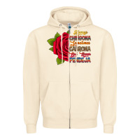 Sandshell Always chingona sometimes cabrona but never pendej Zipper Hoodie - RanaPortraitStore