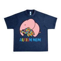 Navy autism awareness autism mom Urban Heavy Tee - CowhideDigitalArt