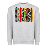 Heather Grey christmas brushstroke Heavyweight Sweatshirt - Jasminsmagicworld