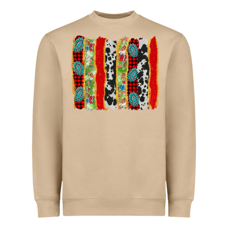 Christmas Brushstroke Heavyweight Sweatshirt by Jasminsmagicworld | Teevron