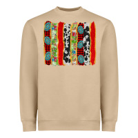 Mushroom christmas brushstroke Heavyweight Sweatshirt - Jasminsmagicworld