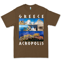 Cacao greece acropolis famous sights gallery traveler souvenir t shirt Premium Tee - baoMotion
