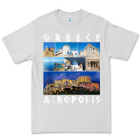 Dove Grey greece acropolis famous sights gallery traveler souvenir t shirt Premium Tee - baoMotion